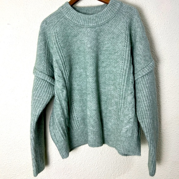 Madewell Kiawah Cable Crew Neck Sweater - Picture 2 of 13